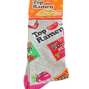 Nissin Top Ramen Crew Socks NEW